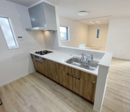 川西市清和台、新築一戸建てのキッチン画像です