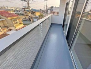 川西市久代、新築一戸建てのバルコニー画像です