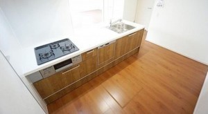 川西市大和、新築一戸建てのキッチン画像です
