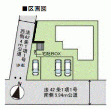 川西市水明台、新築一戸建ての間取り画像です