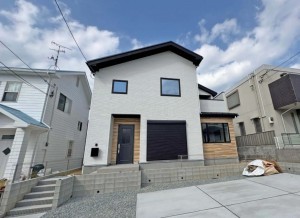 川西市水明台、新築一戸建ての外観画像です
