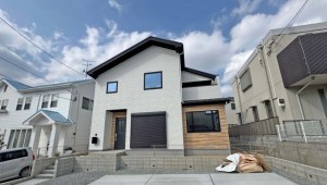 川西市水明台、新築一戸建ての外観画像です