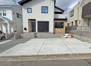 川西市水明台、新築一戸建ての外観画像です