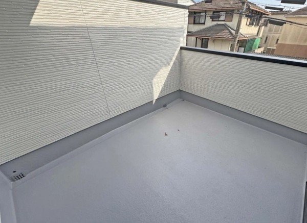 川西市水明台、新築一戸建てのバルコニー画像です
