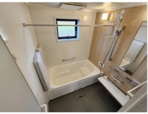 川西市鴬台、新築一戸建ての風呂画像です