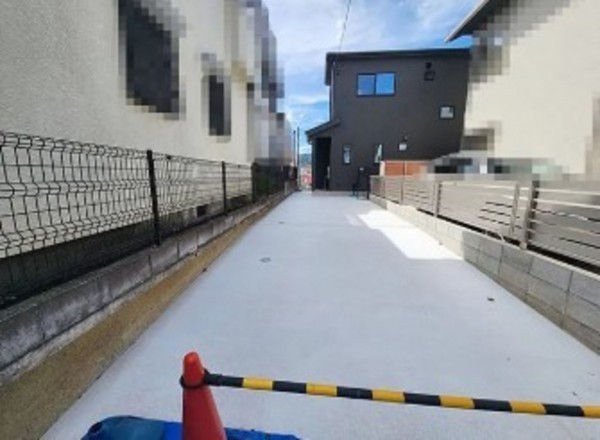 川西市鴬台、新築一戸建ての外観画像です