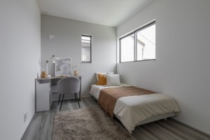 川西市緑台、新築一戸建ての寝室画像です