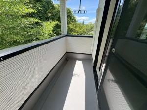 川西市鴬台、中古一戸建てのバルコニー画像です