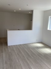 川西市笹部、新築一戸建ての居間画像です