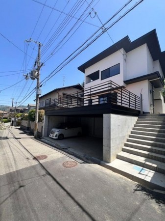 川西市鼓が滝、新築一戸建ての外観画像です