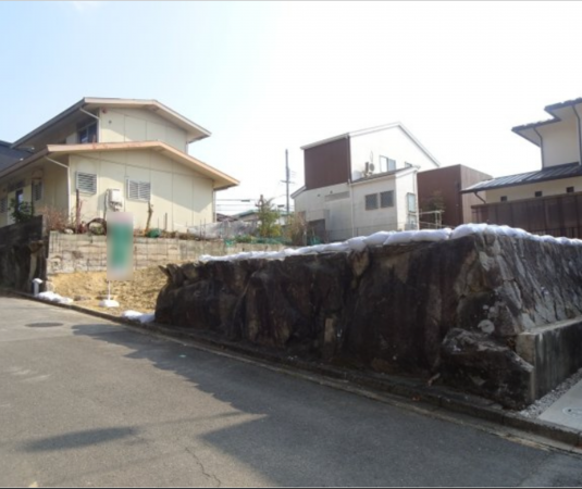 川西市水明台、土地の画像です