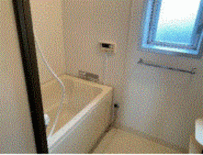 川西市清和台、マンションの風呂画像です