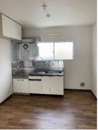 川西市清和台、マンションのキッチン画像です