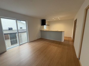 川西市山下町、新築一戸建ての居間画像です
