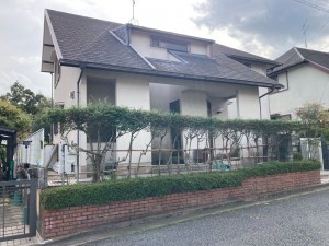 川西市けやき坂、中古一戸建ての外観画像です