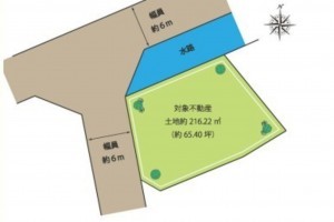 川西市湯山台、土地の間取り画像です