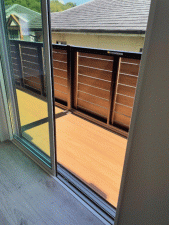 川西市鼓が滝、新築一戸建てのバルコニー画像です