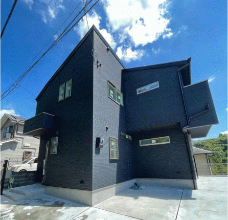 川西市鼓が滝、新築一戸建ての外観画像です