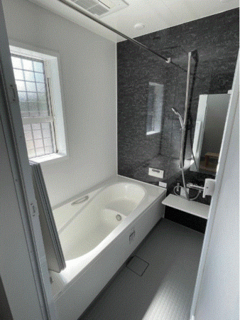 川西市鼓が滝、新築一戸建ての風呂画像です