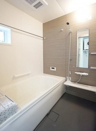 川西市大和、新築一戸建ての風呂画像です