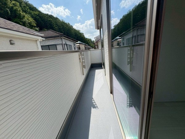 川西市清流台、新築一戸建てのバルコニー画像です
