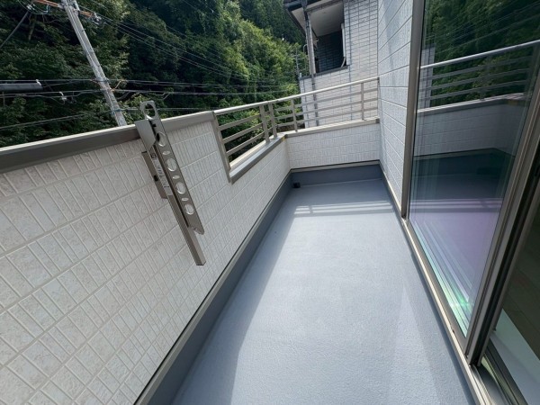 川西市清流台、新築一戸建てのバルコニー画像です
