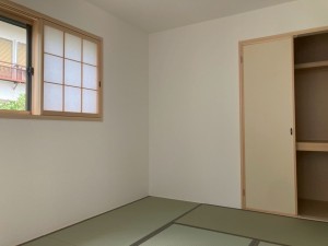 川西市清和台、新築一戸建ての居間画像です