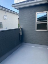 川西市清和台、新築一戸建てのバルコニー画像です