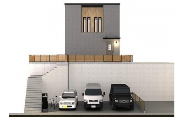 川西市松が丘町、土地の建築プラン例画像です