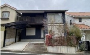 川西市清和台、中古一戸建ての外観画像です