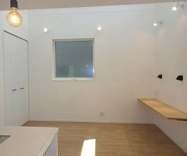 川西市笹部、新築一戸建ての居間画像です