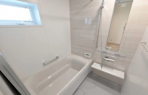 川西市笹部、新築一戸建ての風呂画像です