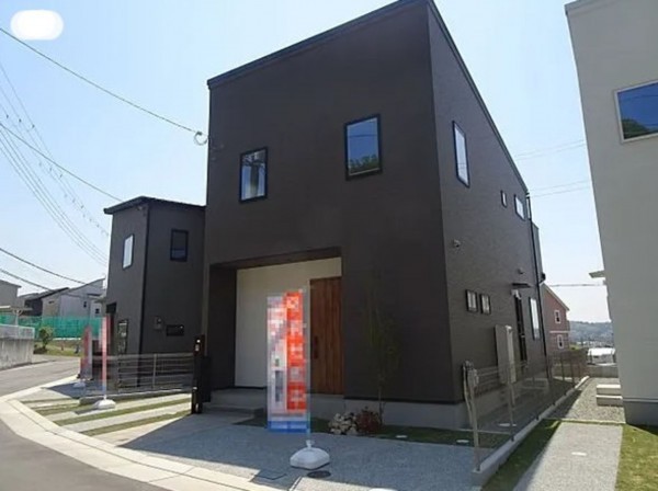 川西市笹部、新築一戸建ての外観画像です