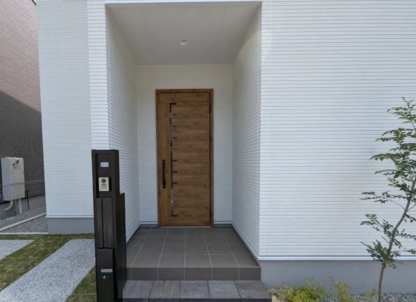 川西市笹部、新築一戸建ての外観画像です
