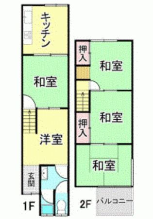 川西市東畦野、土地の間取り画像です