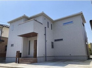 川西市緑台、新築一戸建ての外観画像です