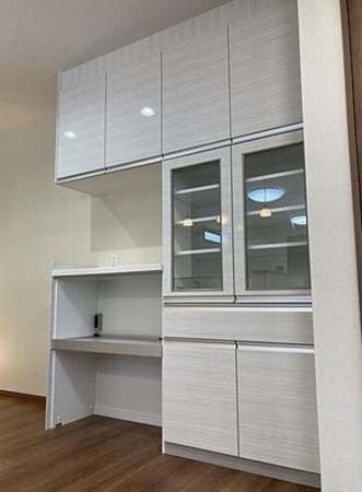 川西市緑台、新築一戸建てのキッチン画像です