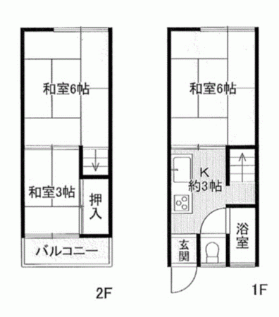 川西市霞ケ丘、土地の間取り画像です