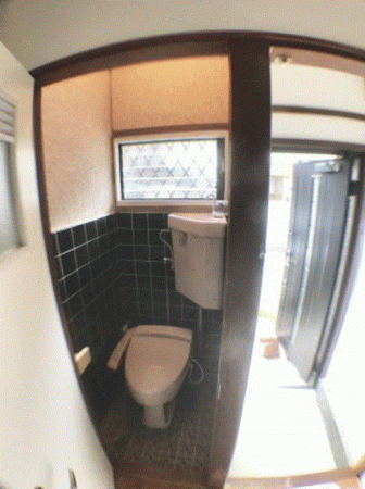 川西市霞ケ丘、土地のトイレ画像です