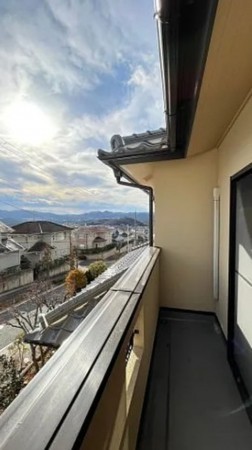 川西市丸山台、中古一戸建てのバルコニー画像です