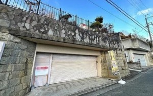 川西市平野、土地の駐車場画像です
