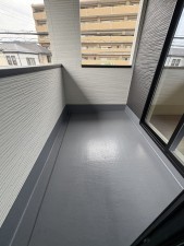 川西市小戸、新築一戸建てのバルコニー画像です