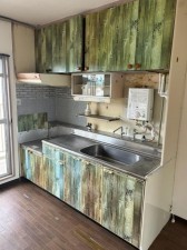 川西市清和台、マンションのキッチン画像です