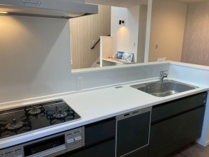 川西市清和台、新築一戸建てのキッチン画像です
