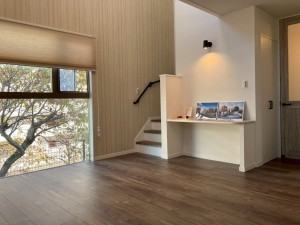 川西市清和台、新築一戸建ての居間画像です