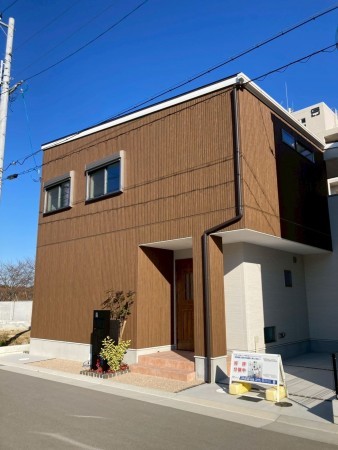 川西市清和台、新築一戸建ての外観画像です