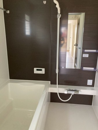 川西市笹部、新築一戸建ての風呂画像です