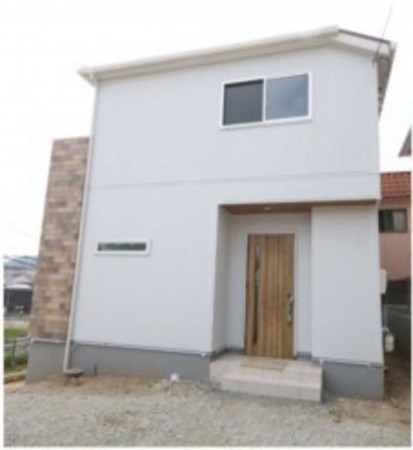 川西市新田、新築一戸建ての外観画像です