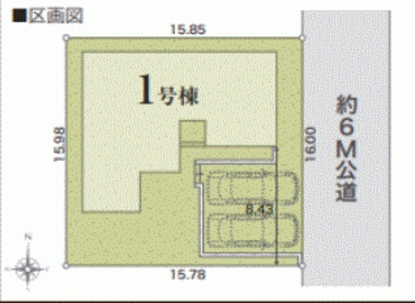 川西市清和台、新築一戸建ての間取り画像です