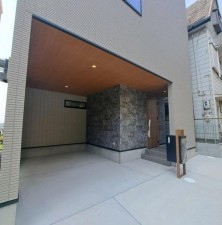 川西市加茂、新築一戸建ての外観画像です